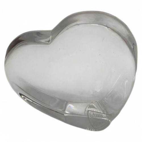 Pequeño corazón de cristal Orrefors Sweden Amour de Lars Hellsten - Imagen 5 de 8