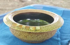 Studio Art Pottery Bowl 8.5” Diameter Browns