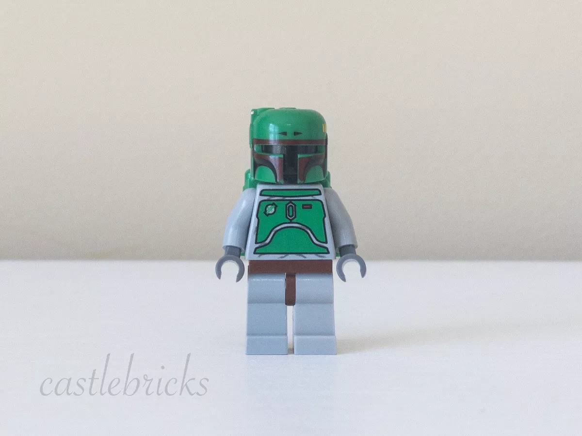 Lego Star Wars Boba Fett Minifigure 852552 Bluish Grays Dark Red