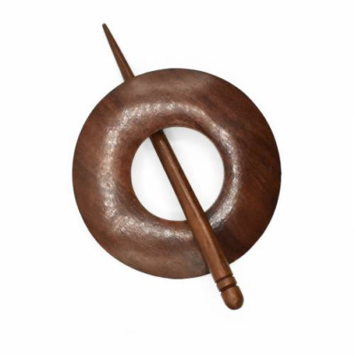Lykke SHAWL PIN CIRCLE, rosewood