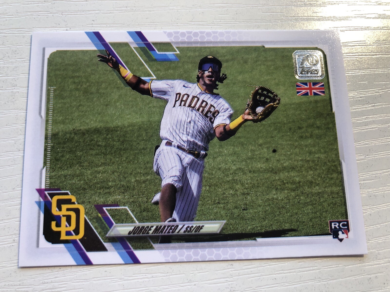 2021 Topps UK Edition Jorge Mateo Padres RC 46