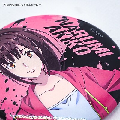 Kamen Rider W NARUMI AKIKO Fuuto Tantei PI Trading Tin Badge Can