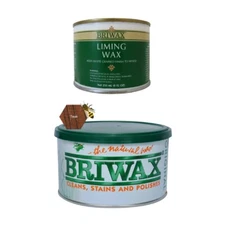 Briwax Original 16 Oz. Furniture Polish & 8 Oz. Liming Wax