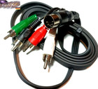 Cinch RCA spezial 470 KΩ Kabel iN Tonband OUT Adapter DIN MIDI Stecker 5 polig