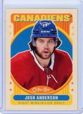 2021-22 O-Pee-Chee OPC Josh Anderson Retro Design Montreal Canadiens