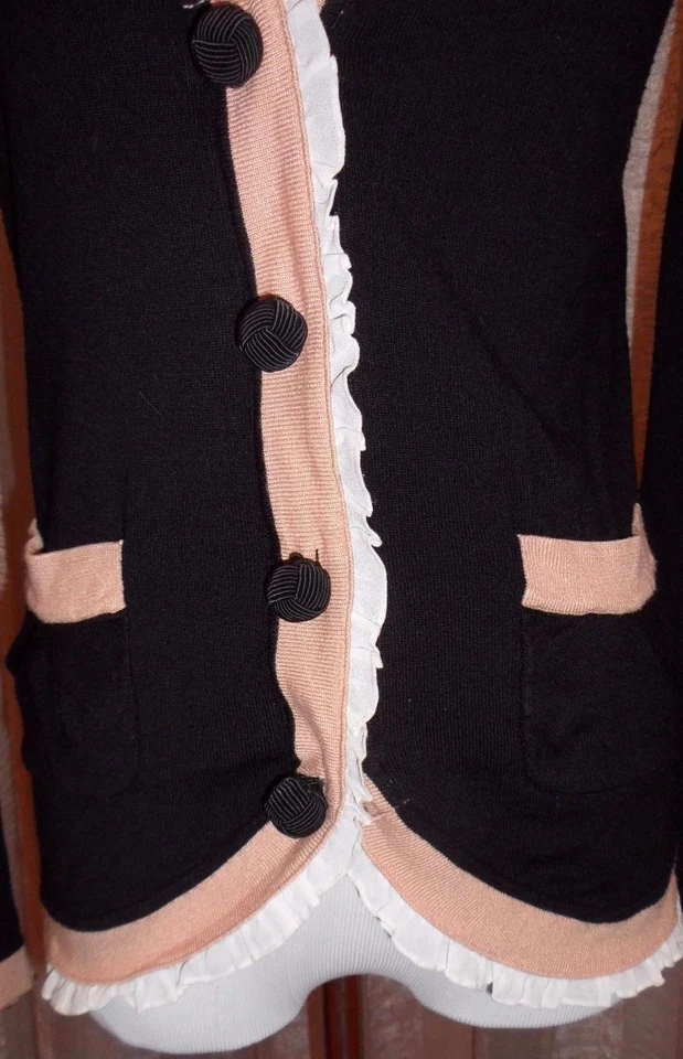 TWELVE BY TWELVE GREAT LOOKING CARDIGAN WITH EXCELLENT DETAILS AND COLOR COMBINA - Image 3 of 4