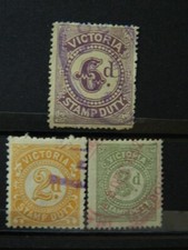2221 VICTORIA  AUSTRALIA STAMP DUTY  USED      (LOT B)