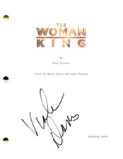Viola Davis Signed Autograph The Woman King Full Movie Script Screenplay