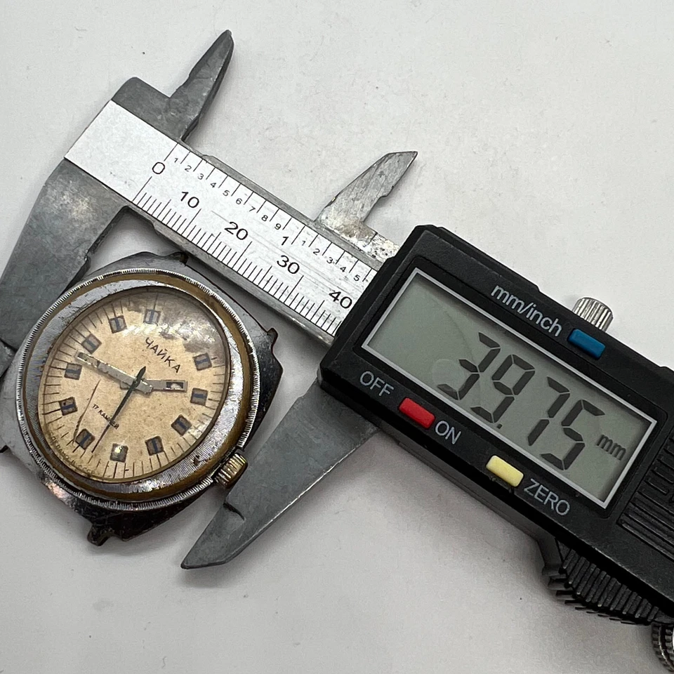 Reloj CHAYKA CHAIKA De Colección Raro URSS Hombres Reparado Soviético Wris Original Militar Foto 2 de 4