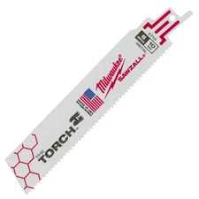 Milwaukee Reciprocating Sabre Saw Blade SAWZALL THE TORCH METAL 150MM 6" 10tpi