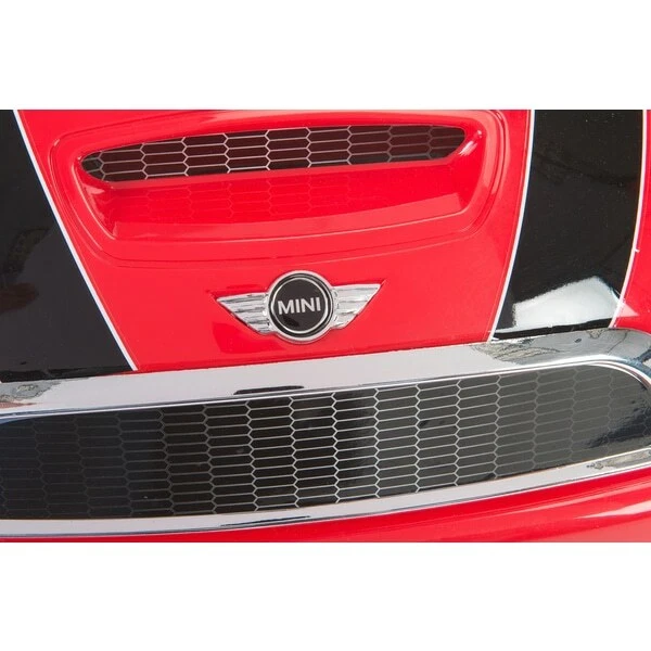 Kids Mini Cooper 6V Electric Outdoor Ride On Car with Remote Control+LED Lights - Image 3 of 4