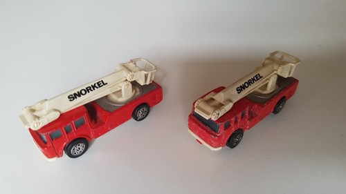 Vintage Corgi Juniors Simon Snorkel fire engine 1980's diecast