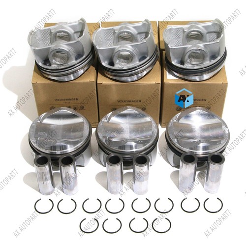 6x OE Engine Pistons & Rings Set Φ84.51mm For AUDI S4 S5 A6 A7 A8 Q5 Q7 3.0 TFSI - 第 1/7 張圖片