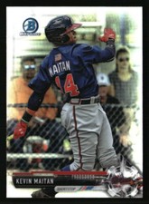 Kevin Maitan 2017 Bowman Draft Refractor #BDC-160  Baseball Card
