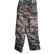 Athletech Camo Snow Pants Lined Water Resistant Outdoor Ski Snowboard Kids 14/16