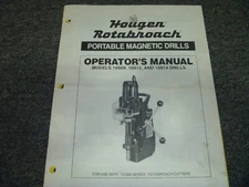 Hougen Rotabroach 10909 10912 & 10914 Portable Magnetic Drill Operator Manual