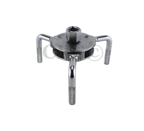 Professional Grade 3 Jaw Oil Filter Change Wrench Universal Size 2 Way Fits 99%