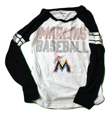 GIII 4 Her Womens Miami Marlins Baseball Shirt New M