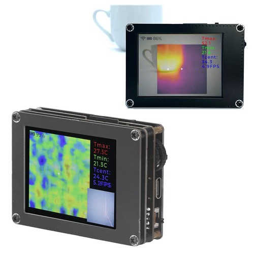 Cámara termográfica infrarroja TFT de 2,4 pulgadas multimodo con luz LED - Imagen 6 de 23