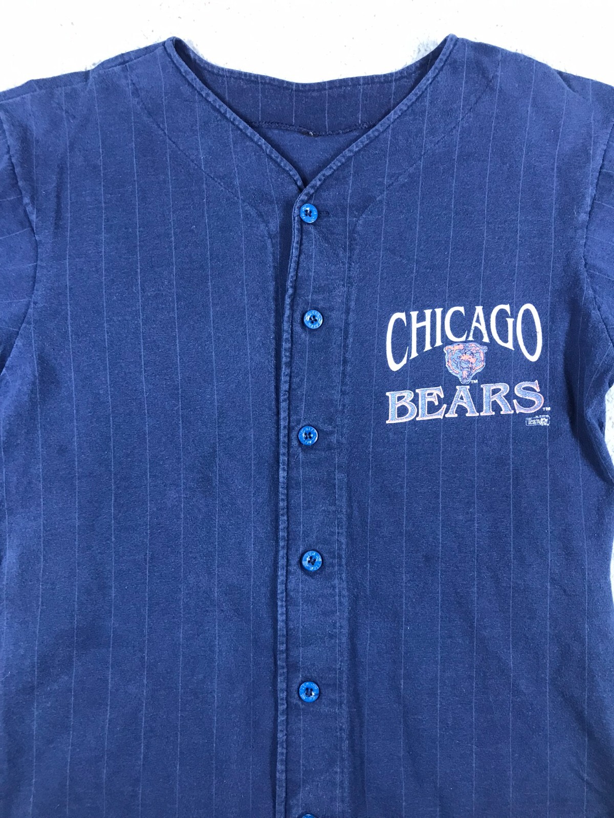 Maglia baseball vintage Salem Sportswear prima fila uomo media Chicago Bears NFL