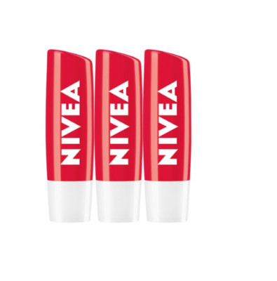 Nivea Tinted Lip Balm * 3ea Strawberry Shine 
