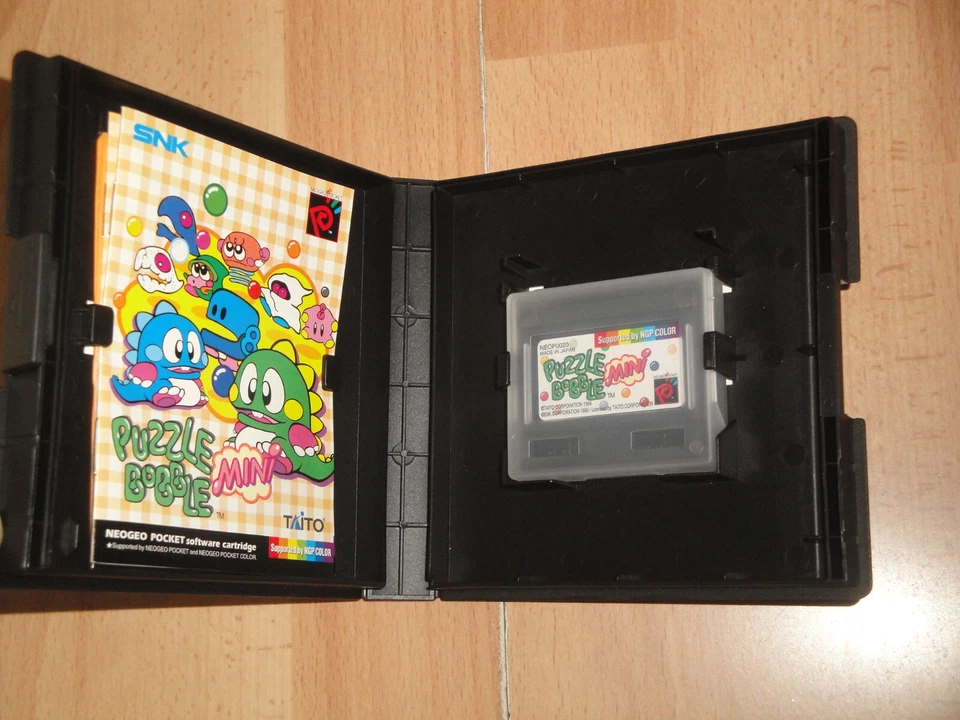 PUZZLE BOBBLE MINI NEO GEO POCKET COLOR DE SNK MANUAL IN SPAIN - FRANCE NEW - Imagen 2 de 3