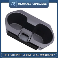 Center Console Cup Drink Holder Storage Box Black for Honda Civic 2016-2018