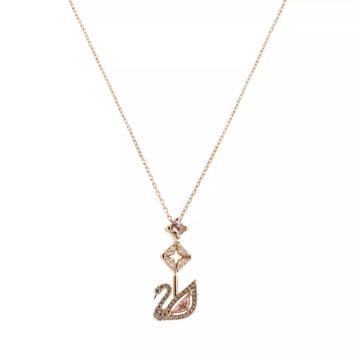 Swarovski dazzling swan necklace deals