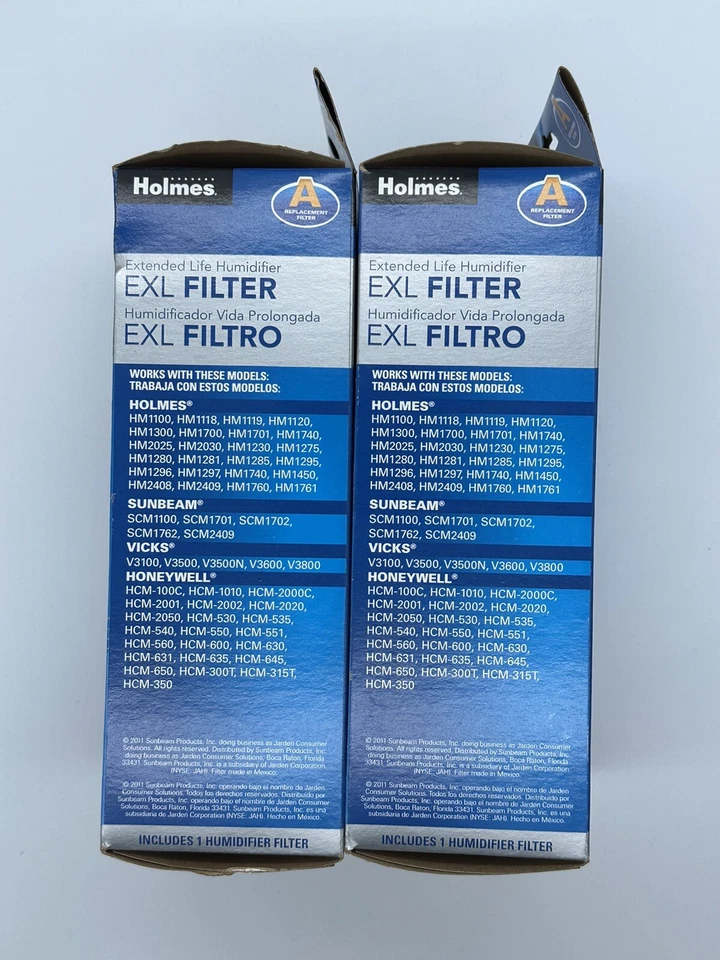 2 Pack Wick Humidifier Filters Original Holmes H62 HWF62 HWF62XL ~ Extended Life - Image 3 of 4