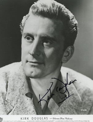 KIRK DOUGLAS signiertes Foto - Hollywood Filmschauspieler - Preprint
