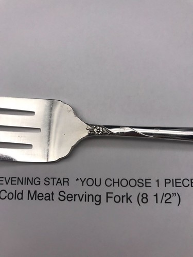 Oneida EVENING STAR Silverware CHOICE Silver Plate Flatware Community (#17-2393) - Picture 107 of 174
