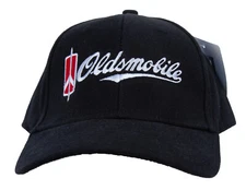 Oldsmobile Hat Embroidered Black Cap