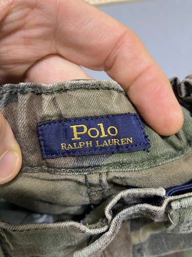 Polo Ralph Lauren Pants BOYS 10 Camo Chino Stretch Straight Sullivan Slim - Picture 3 of 13