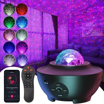Sternenhimmel Projektor Beamer Lampe Galaxie Nachtlicht Licht Schwarz B375 - Bild 1 von 4