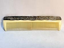 Vintage Silver plated 7 1/4 Comb