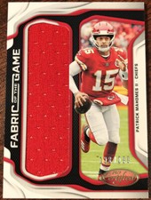 2019 PANINI CERTIFIED FABRIC OF THE GAME JERSEY PATRICK MAHOMES #128/299 🔥🔥