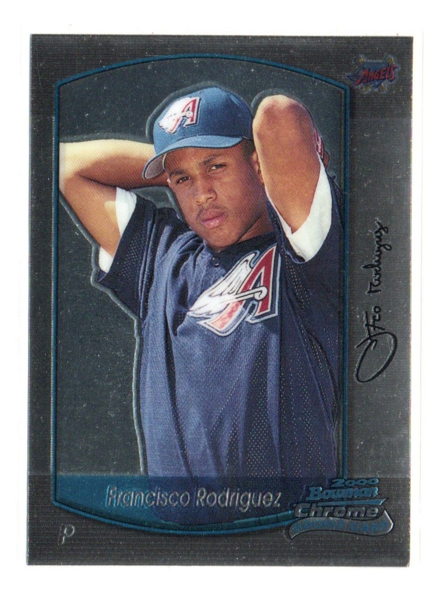 2000 Bowman Chrome #321 Francisco Rodriguez RC CALIFORNIA ANGELS