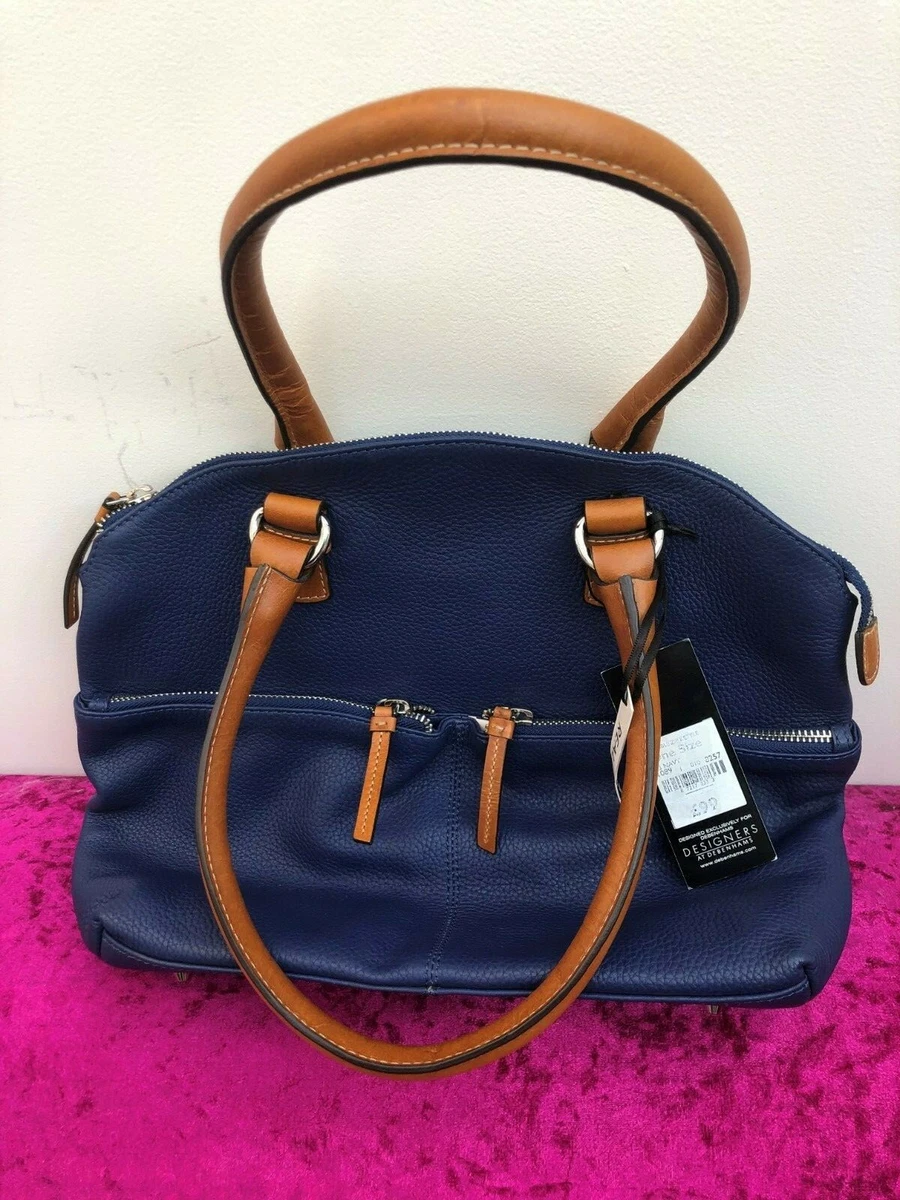BEN de LISI leather handbag Blue