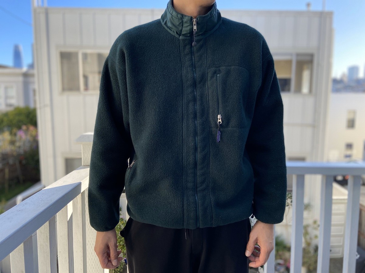 Patagonia Synchilla Vintage Retro Fleece Hunter Green Made Patagonia Synchilla Vintage Retro Fleece Hunter Green Made