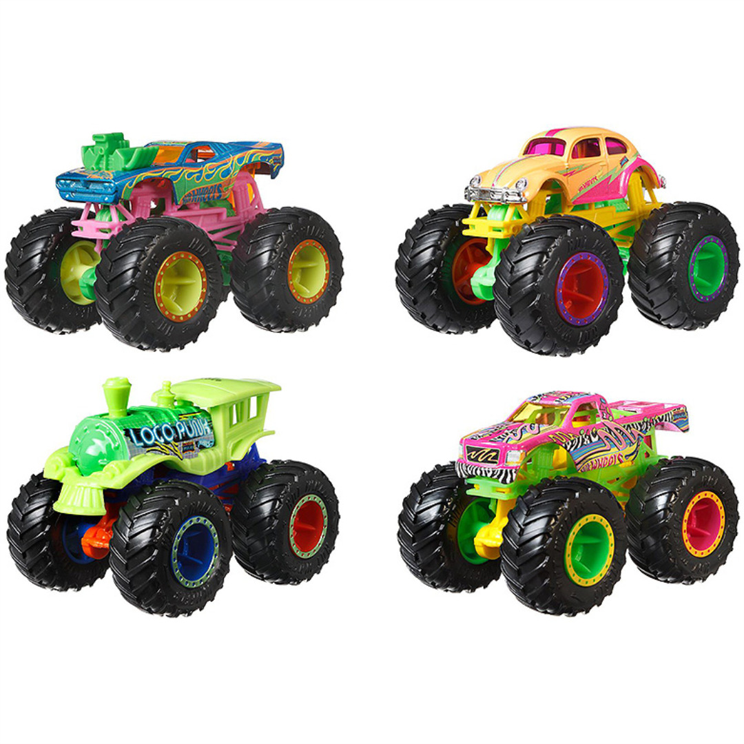 Hot Wheels Monster Trucks Zombie Wrex Diecast Car 2-Pack – Square Imports