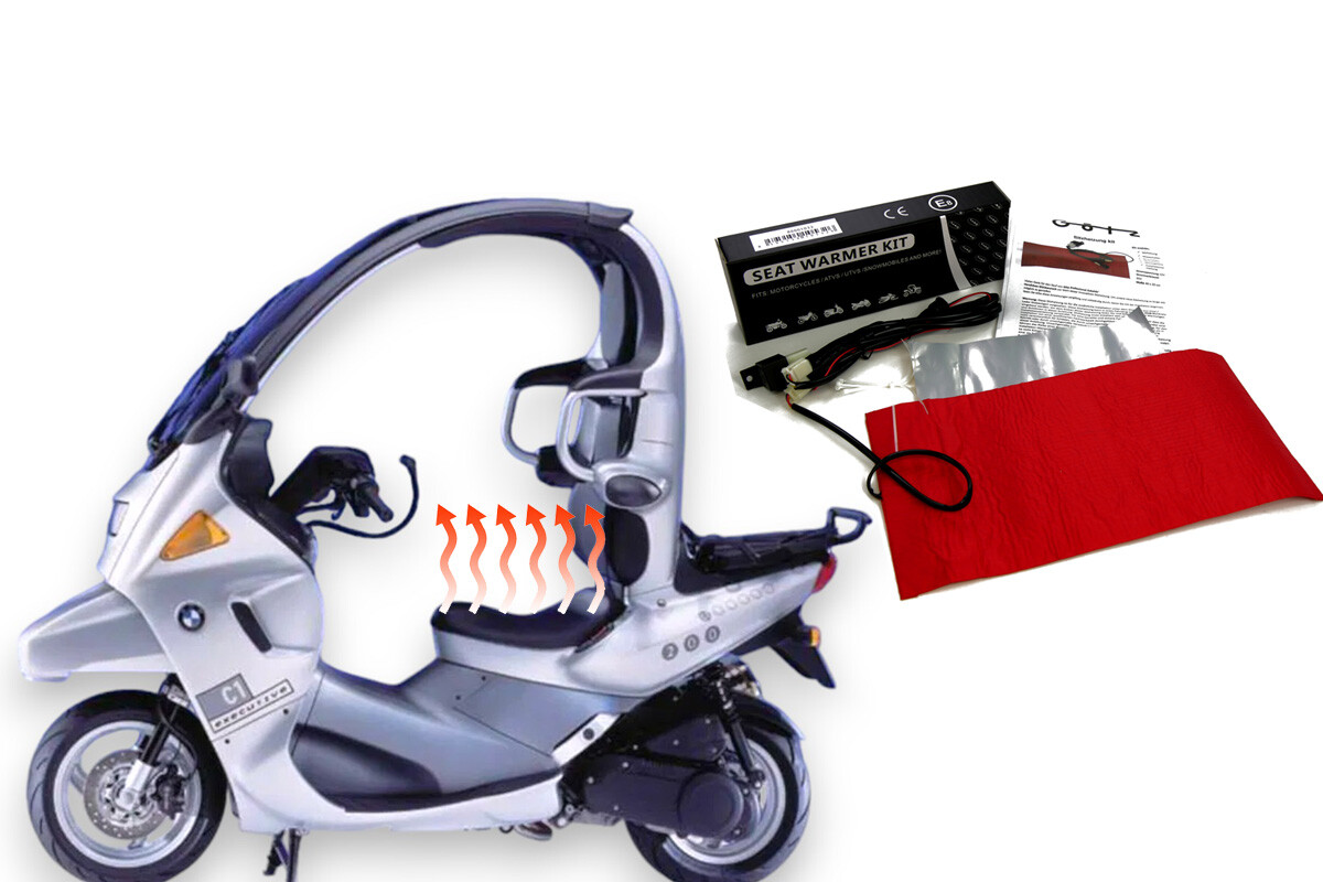 Bike Bmw C1 Bauletto Riscaldamento Sedile Carbonio Per BMW C1