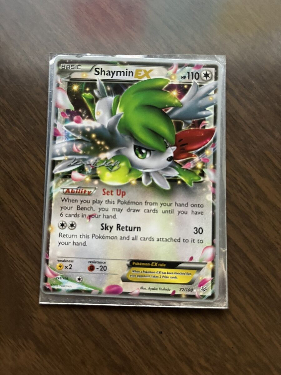 Shaymin EX 77/108 - Rare Roaring Skies Pokemon TCG NM | eBay Shaymin EX 77/108 - Rare Roaring Skies Pokemon TCG NM | eBay