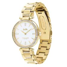 Coach Park Quartz Crystal White Dial Ladies Watch 14503093