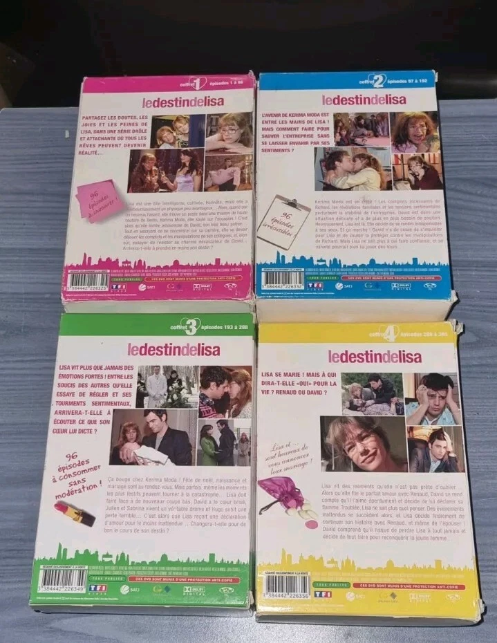 Dvd - Serie Tv - Le Destin De Lisa - Coffret 1, 2, 3 et 4 - Integrale - Photo 2/2