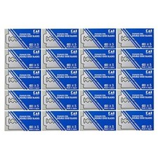 100 KAI Double Edge Razor Blades