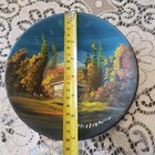 Vintage 7" Hand Painted Gold Panning Pan? HOLTMANN Fall Autumn Alaska Rusted — photo 5