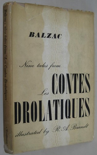 1955 HONORÉ DE BALZAC Devil's Heir "Les Contes Drolatiques" R.A. Brandt Illus DJ - Picture 5 of 5