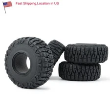 FLYXM 1.9" Wheel Tires 112mm OD for 1:10 RC Crawler Car TRX4 Axial SCX10 etc