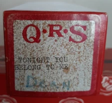 QRS piano roll Tonight You Belong to Me...free ship