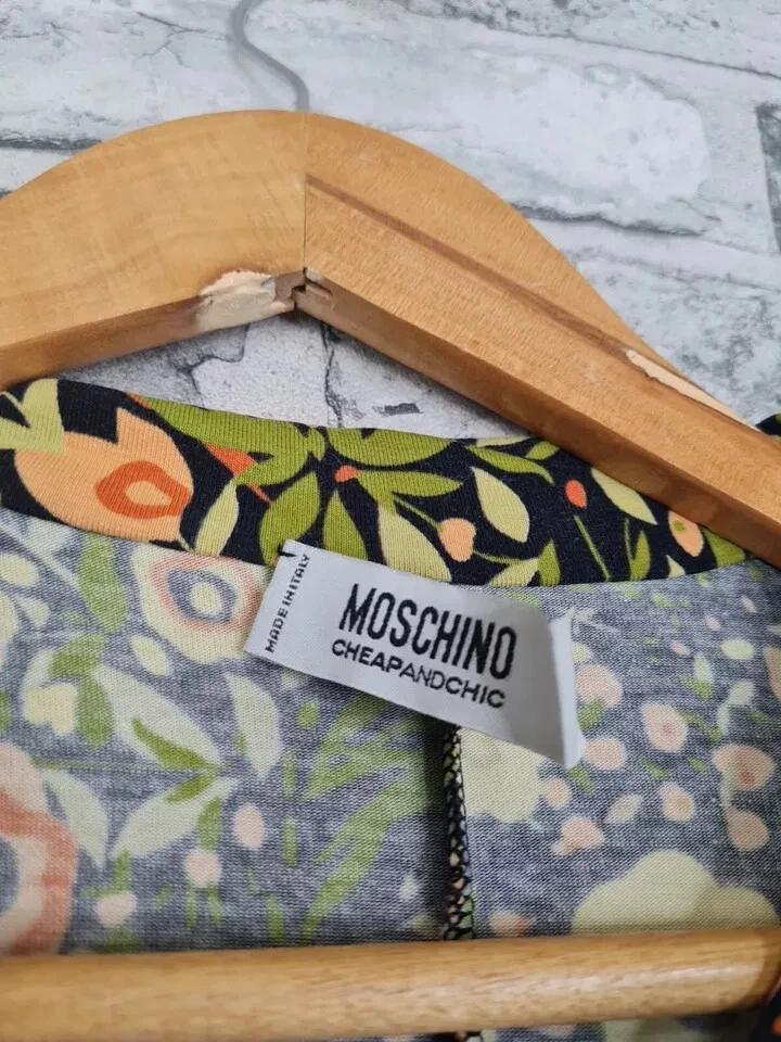 Abito Moschino taglia 8 vintage colori retrò RARO economico e chic